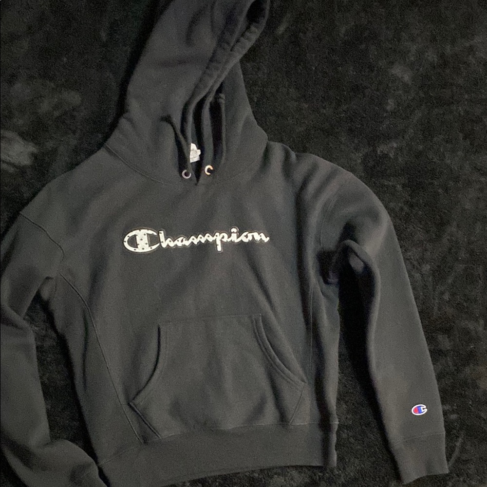 Champion Black Hoodie